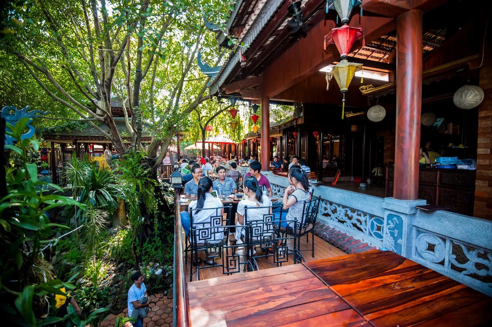 Một góc quán Cafe Hoàng Cung