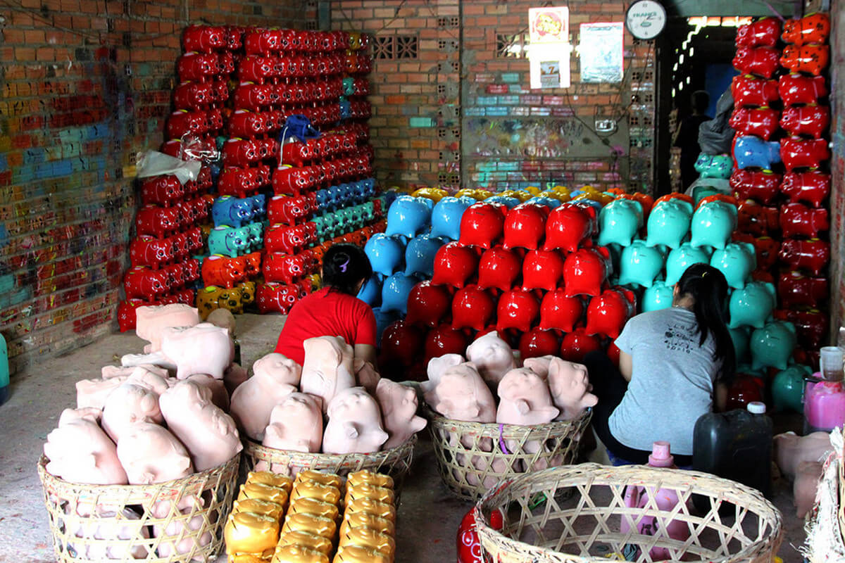 “Ngạc nhiên” với nghề làm heo đất lưu truyền lâu năm tại Bình Dương 1