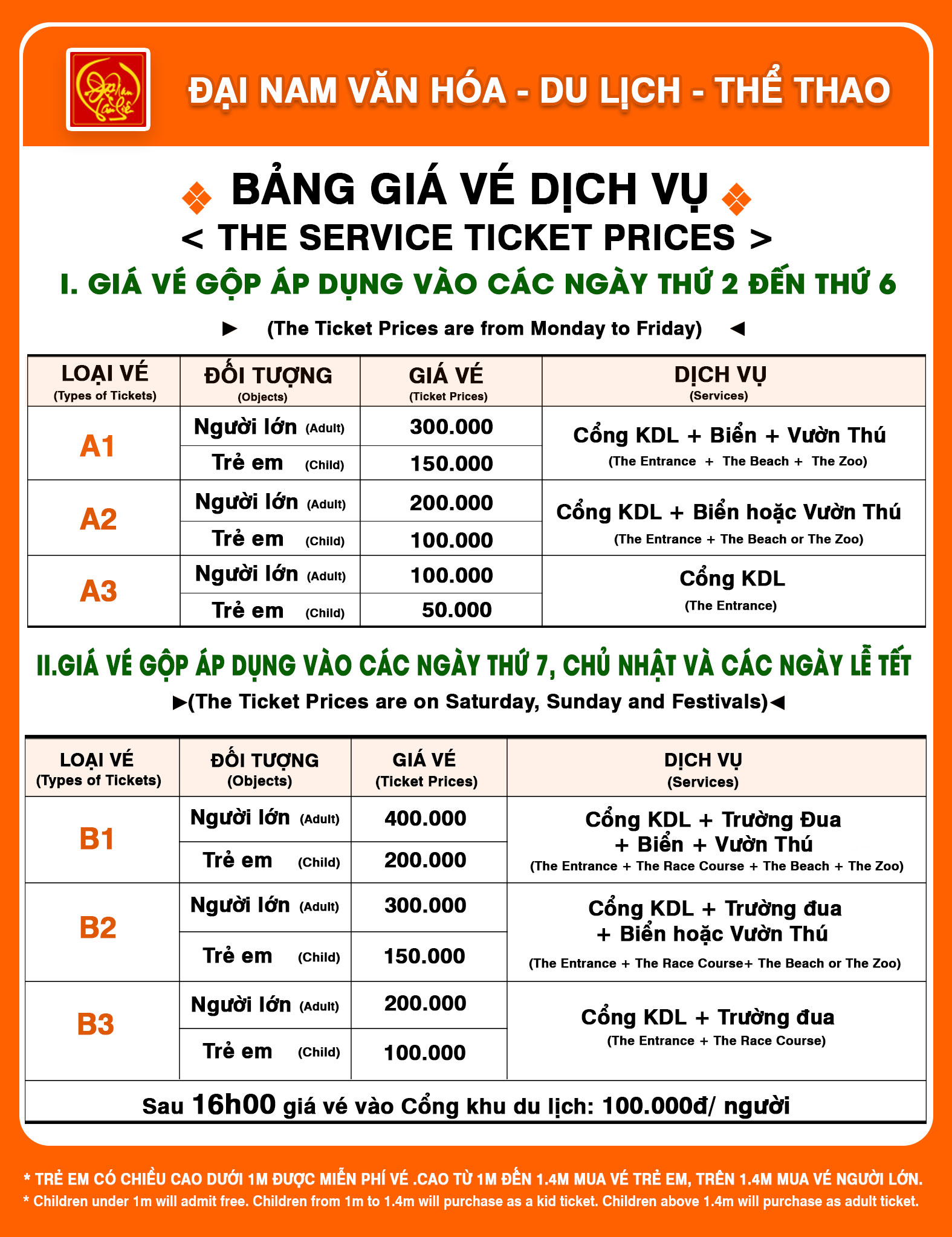 Từ A – Z  kinh nghiệm du lịch Đại Nam Văn Hiến tự túc 2