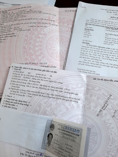 Giấy tờ nhà đấy giả