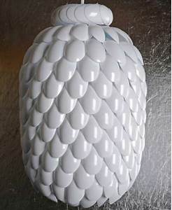 Làm đèn chùm bằng muỗng nhựa