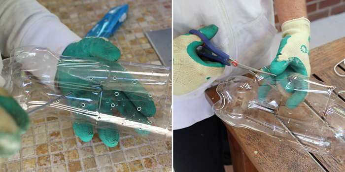 Chuẩn bị chai nhựa và những dụng cụ cần thiết