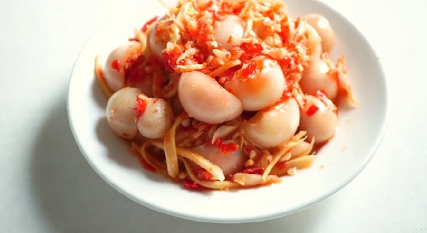  Cà pháo kim chi chỉ sau 2 - 3 ngày muối là đã có thể thưởng thức