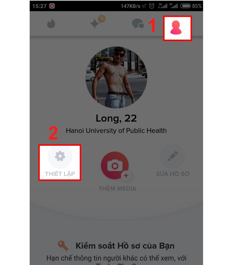 Ứng dụng Tinder