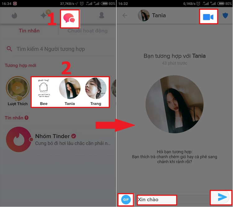 Ứng dụng Tinder