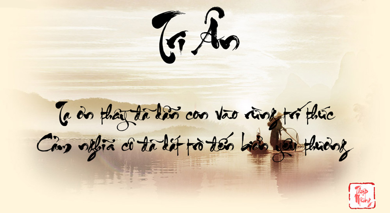 thư pháp ngày Nhà giáo Việt Nam