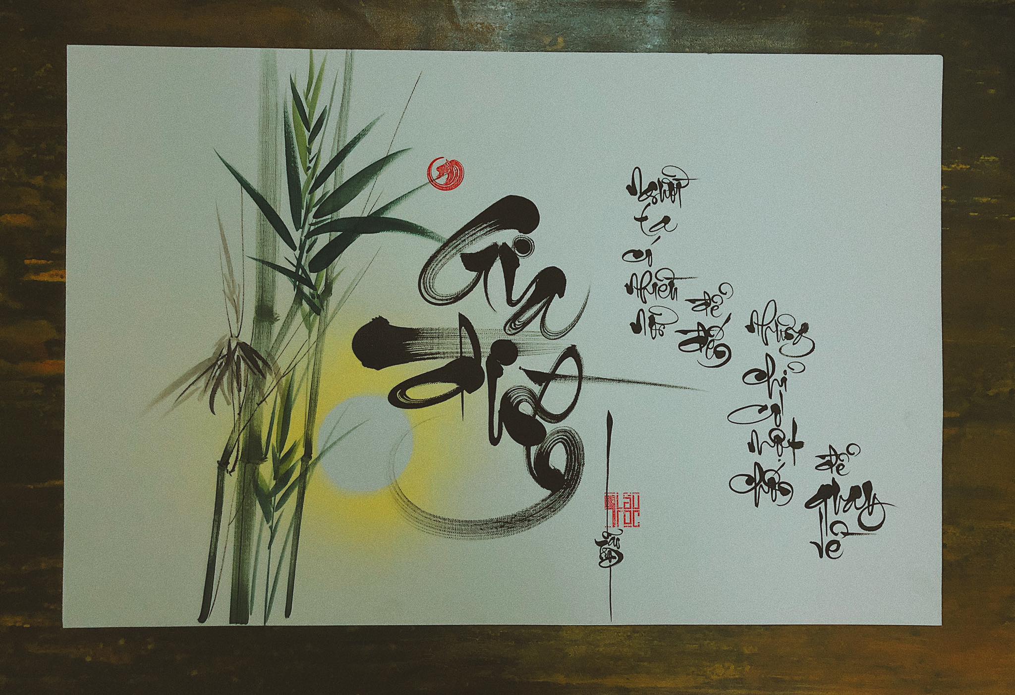 thư pháp ngày Nhà giáo Việt Nam