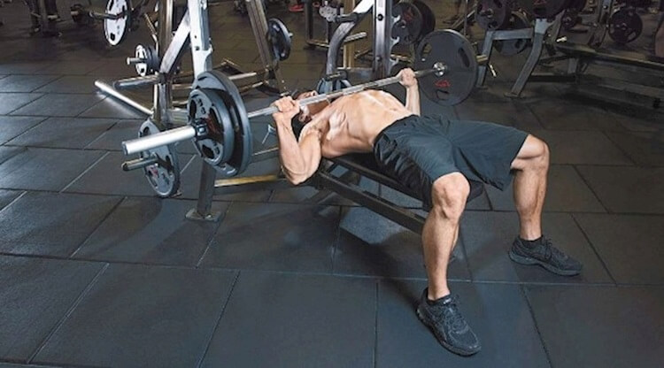 Bài tập nằm đẩy tạ đơn trên ghế