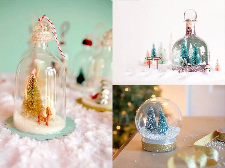 Quả cầu tuyết tự làm