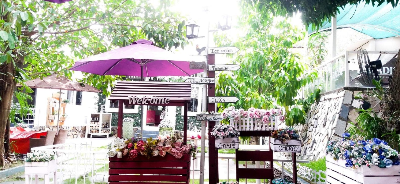 cafe sân vườn Bình Dương 4