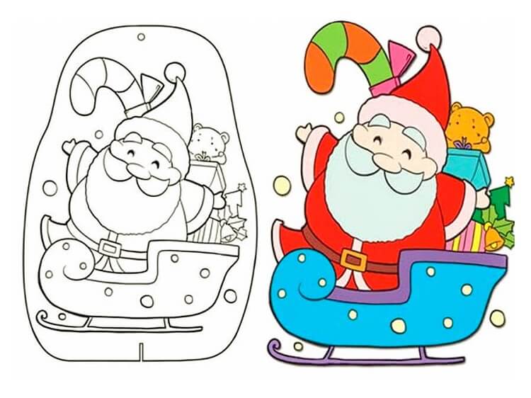 20 mẫu tranh tô màu chủ đề Giáng Sinh cho bé cực kỳ đáng yêu  Hệ thống  trung tâm Anh ngữ trẻ em VietChild