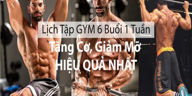Lịch tập gym tại nhà cho nam giúp nâng cao thể lực hiệu quả