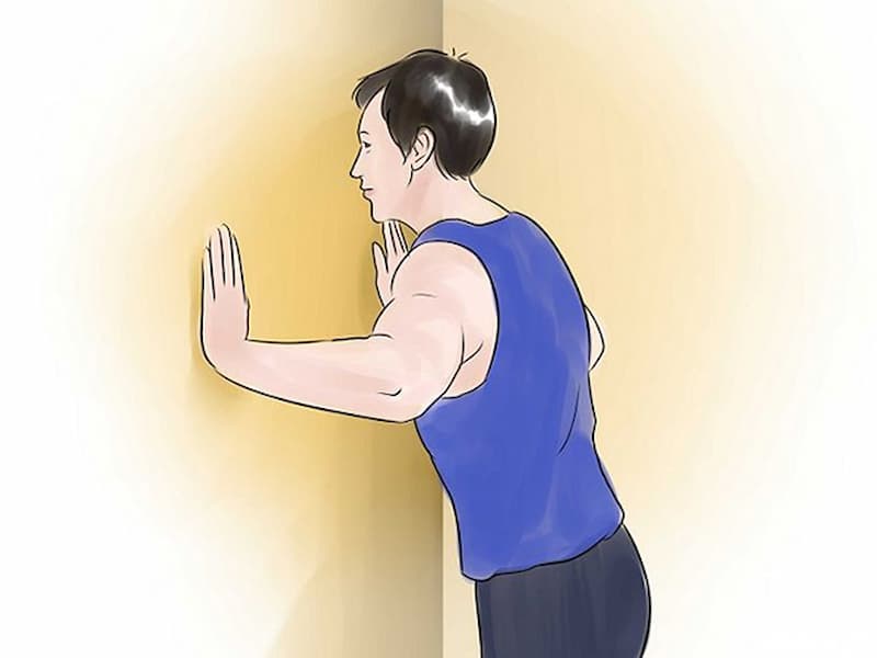 Hít đất với bức tường