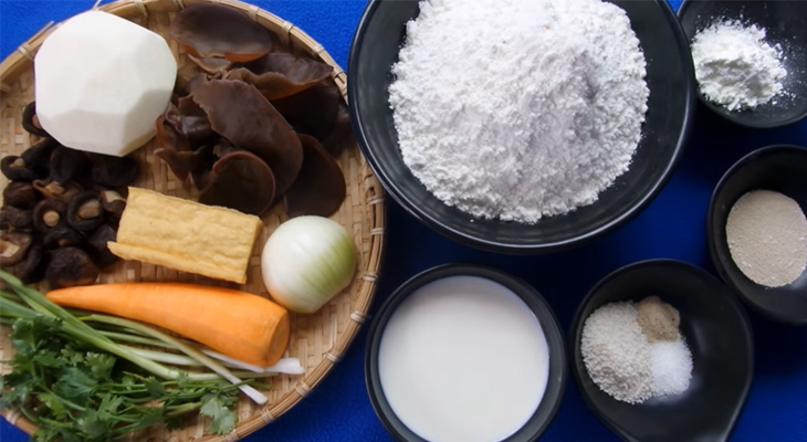 Nguyên liệu làm bánh bao