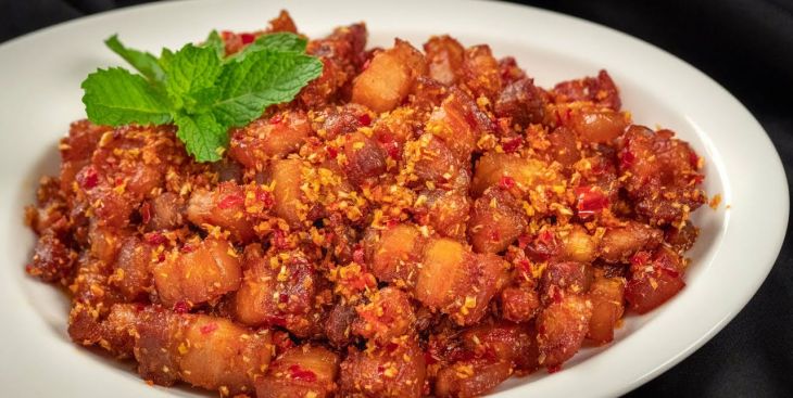 Thịt lợn rang sả ớt - Trọn bộ công thức 130 món ngon từ thịt lợn