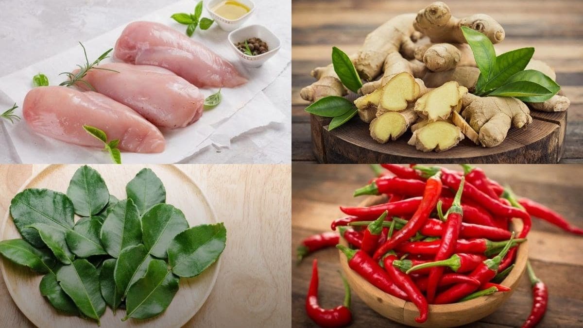 Nguyên liệu làm khô gà không quá cầu kỳ