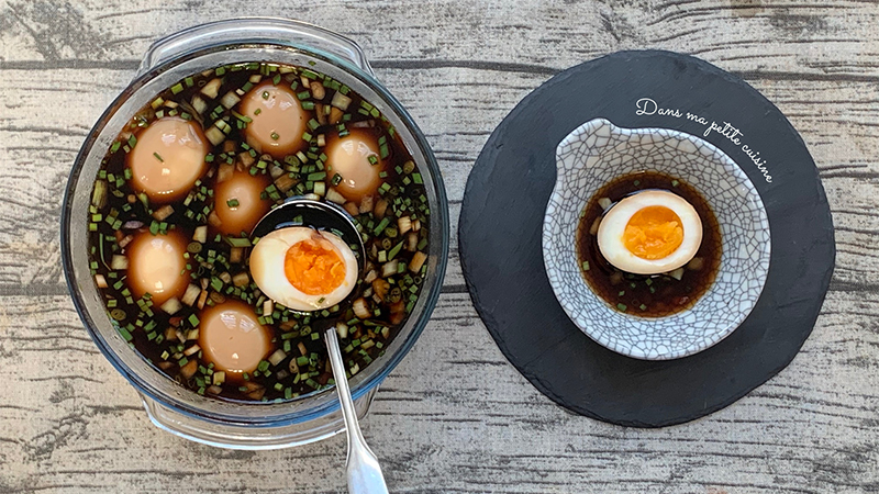 Món trứng ngâm nước tương chuẩn vị Hàn Quốc