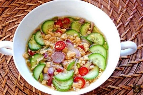Cách làm nước mắm dưa leo đậu phụ