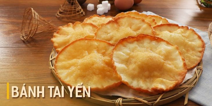Chia sẻ công thức làm bánh tai yến thơm ngon, giòn rụm