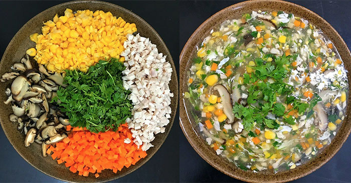 Công thức nấu súp gà ngon