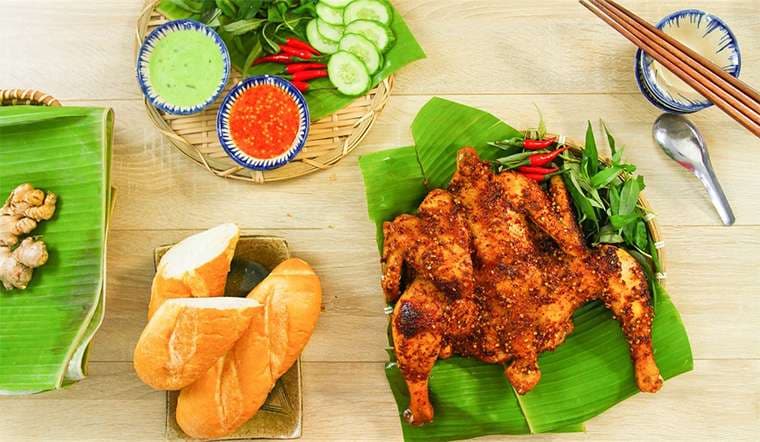 Công thức nướng gà muối ớt