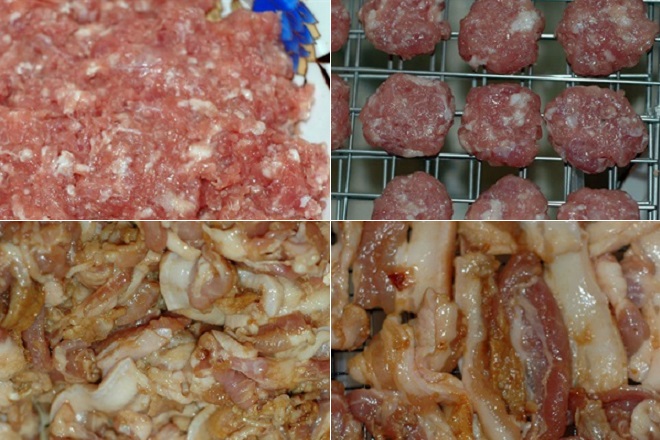 Cách sơ chế thịt làm bún chả