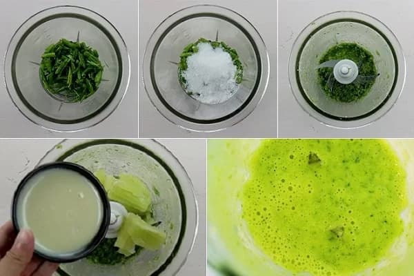 Công thức làm nước muối tiêu xanh chấm hải sản