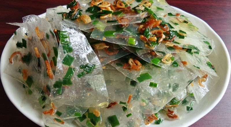 Cách làm bánh tráng mỡ hành