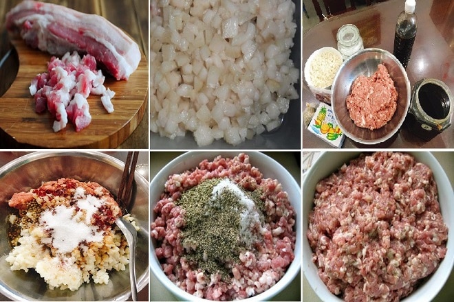 Ướp thịt làm lạp xưởng