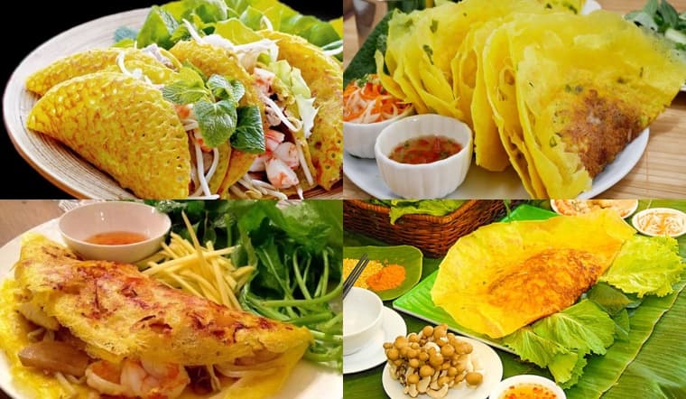 Công thức làm bánh xèo miền Bắc bằng bột chiên giòn