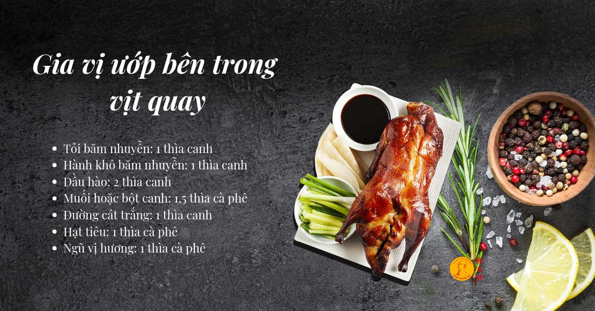 Công thức ướp vịt nướng