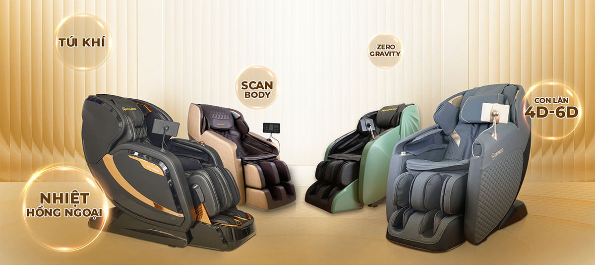 Mua 1 tặng 1 tại cửa hàng ghế massage Kamado Bình Dương