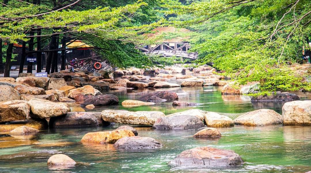 Một góc tại khu du lịch sinh thái Thủy Châu